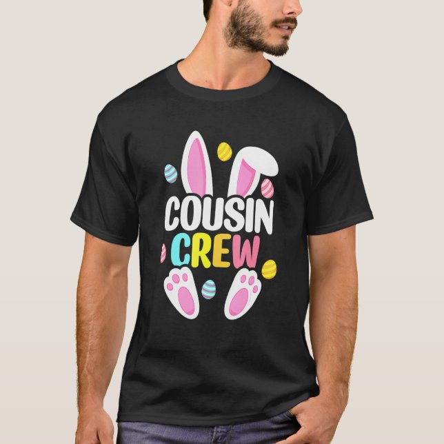 Cousin Crew Easter Bunny Family Matching Toddler B T-Shirt (Front)