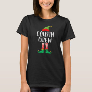 Cousin Crew Elf Cute Xmas Pajama Matching Party Ch T-Shirt