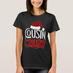 Cousin Crew Family Group Matching Christmas Pajama T-Shirt
