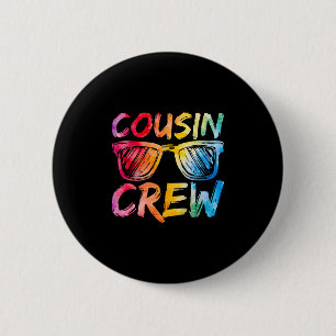 Cousin Crew Family Matching Cousin Boys Girls Kids 6 Cm Round Badge
