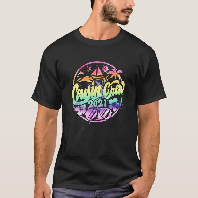 Cousin Crew Family Summer Vacation Beach Cruise Su T-Shirt (Front)
