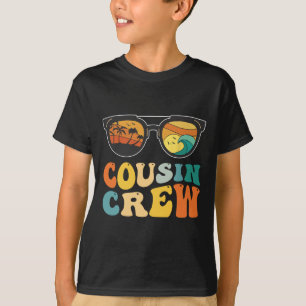 Cousin Crew Family Vacation 2025 Beach For Boys Ki T-Shirt