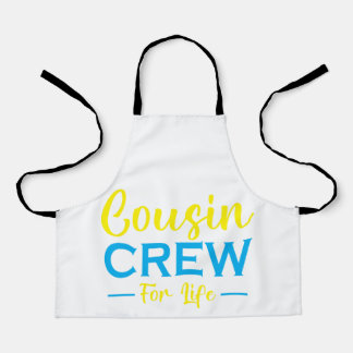 COUSIN CREW FOR LIFE APRON