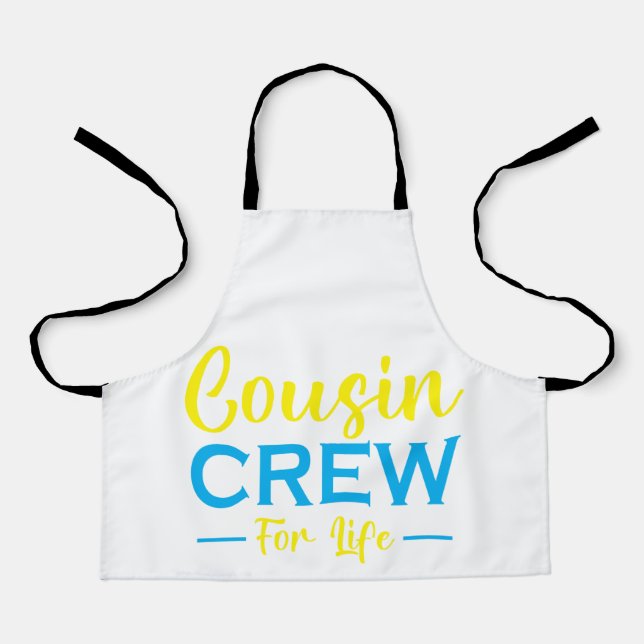 COUSIN CREW FOR LIFE APRON (Front)