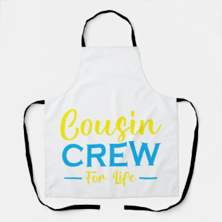 COUSIN CREW FOR LIFE APRON
