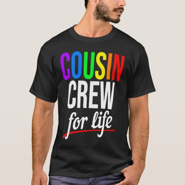 Cousin Crew For Life Family Cousin Matching for Bo T-Shirt (Front)