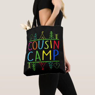 Cousin Crew Funny Summer Vacation Camping Crew  Tote Bag