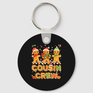 Cousin Crew Gingerbread Pjs Pajamas Christmas Xmas Key Ring
