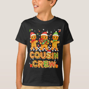 Cousin Crew Gingerbread Pjs Pajamas Christmas Xmas T-Shirt
