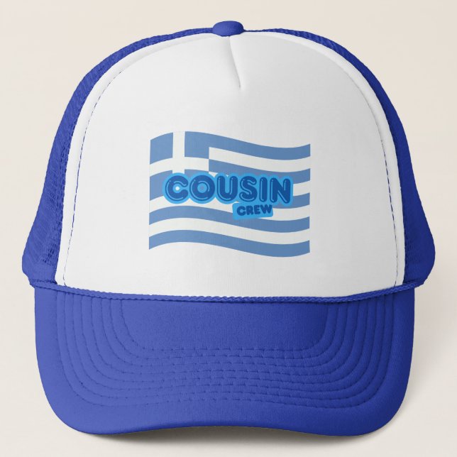 Cousin Crew Greece Hat (Front)