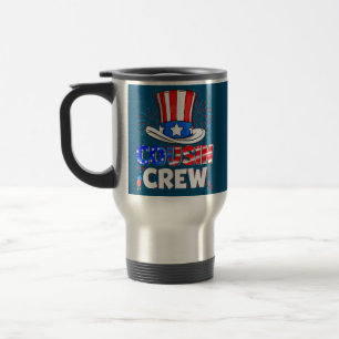 Cousin Crew Hats US Flag Firework Fun 4th Of July Travel Mug