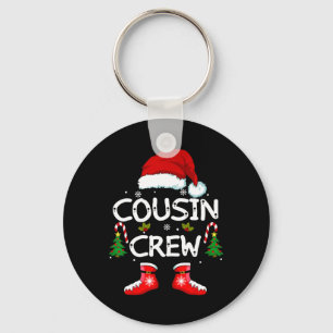 Cousin Crew Kids Cousins Christmas Family Matching Key Ring