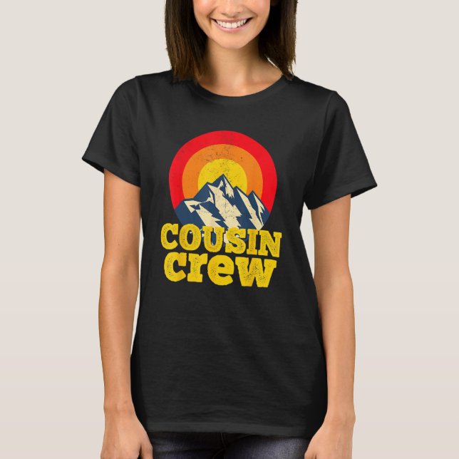 Cousin Crew Kids Matching Tees Camping Group Cousi (Front)
