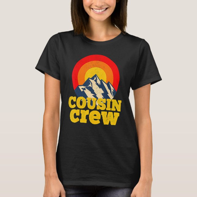 Cousin Crew Kids Matching Tees Camping Group Cousi (Front)