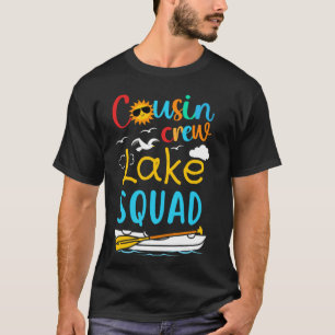 Cousin Crew Lake Squad 2024 Summer Vacation Family T-Shirt