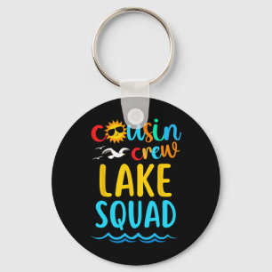 Cousin Crew Lake Squad 2025 Summer Vacation Family Key Ring