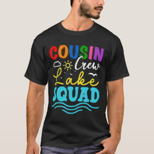 Cousin Crew Lake Squad Family Vacation Summer Fish T-Shirt