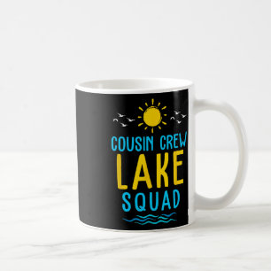 Cousin Crew Lake Squad Summer Vacation Family Matc Coffee Mug