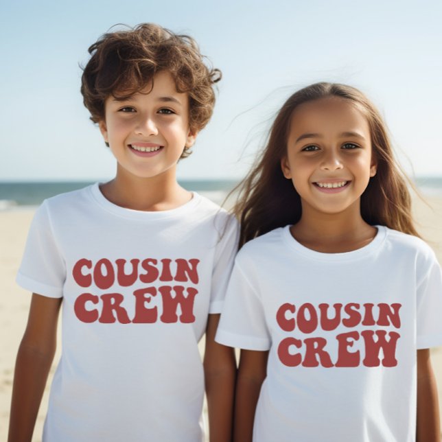 Cousin Crew | Maroon Matching Family Kids Unisex T-Shirt (Creator Uploaded)