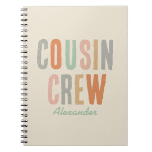 Cousin Crew Matching Boho Family Reunion Notebook