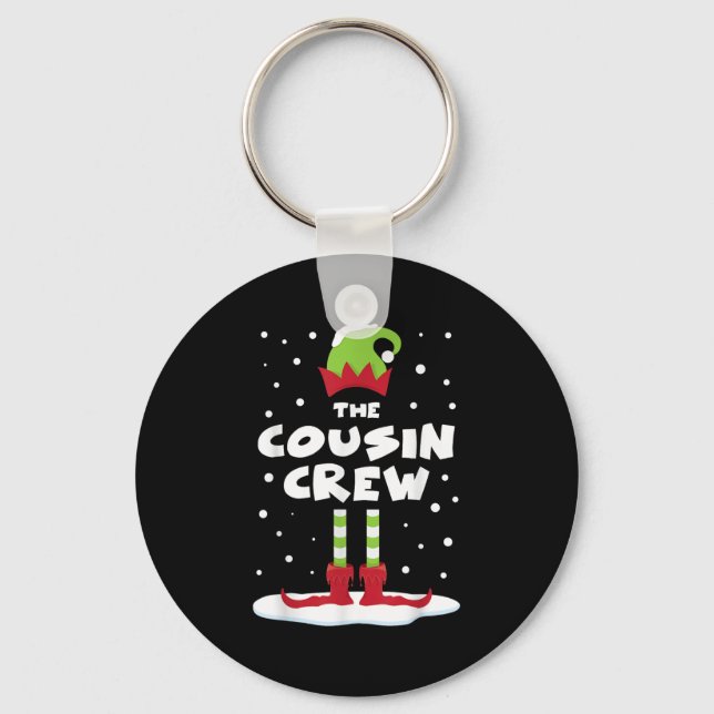 Cousin Crew Matching Group Family Holiday Xmas Cos Key Ring (Front)
