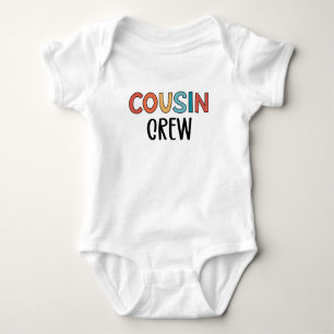 Cousin Crew Matching Retro Family Cousin Squad Baby Bodysuit
