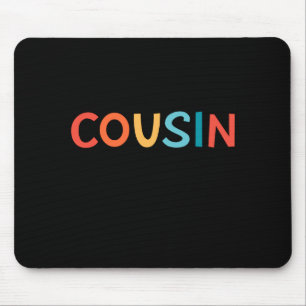 Cousin Crew Matching Retro Family Cousin Squad Mouse Mat