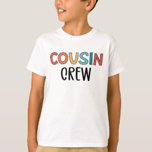 Cousin Crew Matching Retro Family Cousin Squad T-Shirt