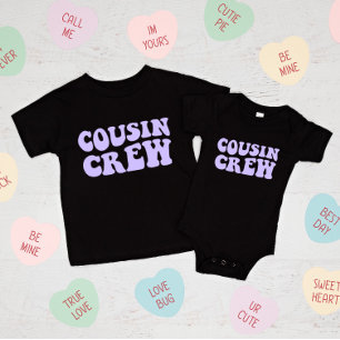 Cousin Crew Mauve Matching Family Baby T-Shirt