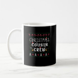 Cousin Crew Pyjamas Christmas Matching Cousin Gift Coffee Mug