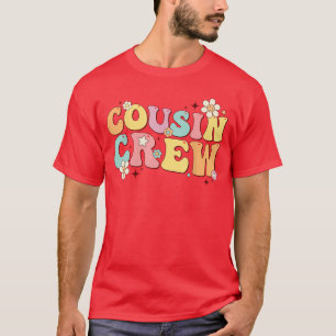 Cousin Crew Retro Groovy Summer Vacation Familyrip T-Shirt