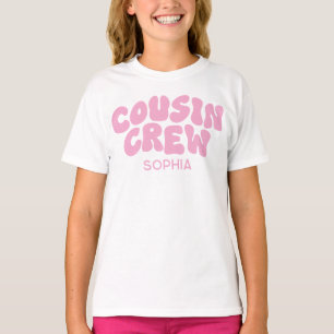 Cousin Crew Retro Matching Cousin Family Reunion T-Shirt