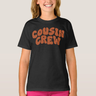 Cousin Crew Retro Matching Cousin Family Reunion T-Shirt