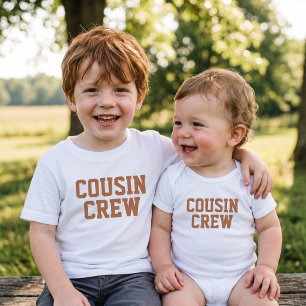 Cousin Crew | Rust Kids Baby T-Shirt
