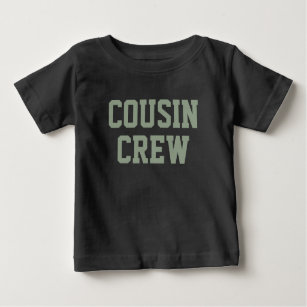 Cousin Crew   Sage Green Matching Kids Baby T-Shirt