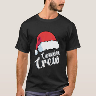 Cousin Crew Santa Red Plaid Xmas Christmas Pyjamas T-Shirt