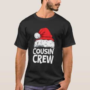 Cousin Crew Santa Red Plaid Xmas Funny Christmas P T-Shirt