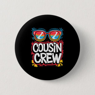 Cousin Crew Shirt Adults Kids Matching Cousin Givi 6 Cm Round Badge