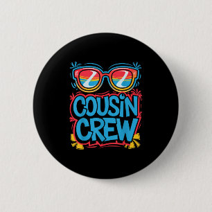 Cousin Crew Shirt Adults Kids Matching Cousin Givi 6 Cm Round Badge