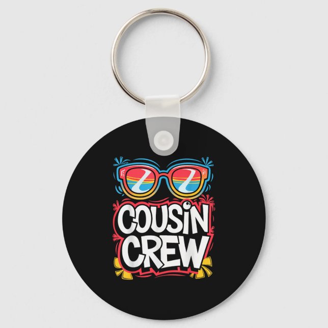 Cousin Crew Shirt Adults Kids Matching Cousin Givi Key Ring (Front)