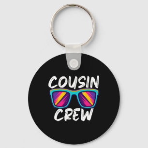 Cousin Crew Shirt Adults Kids Matching Cousin Squa Key Ring