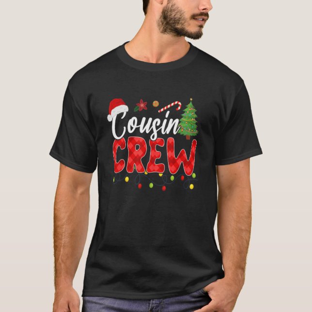 Cousin Crew Shirt Christmas Pajama Matching Family (Front)