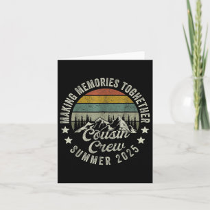 Cousin Crew Shirts, Camping Cousins Summer 2025 Card