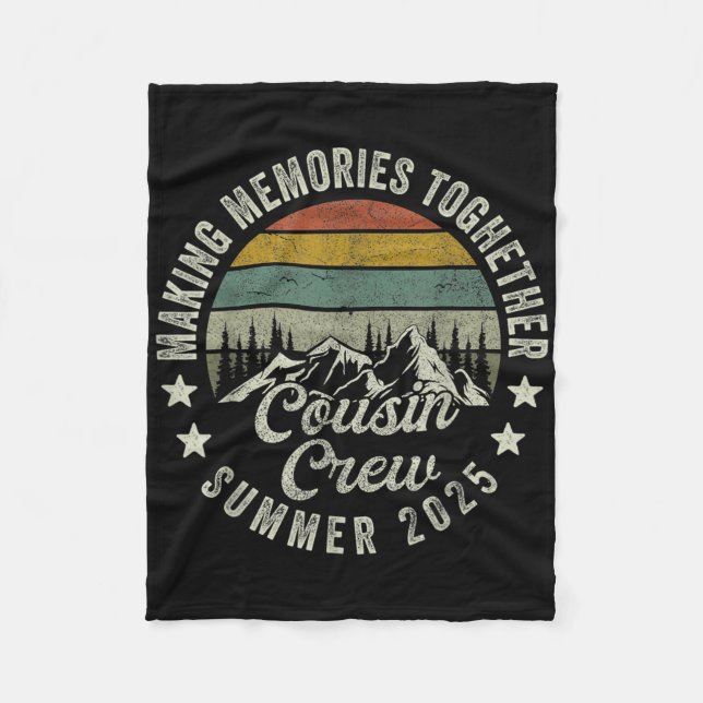 Cousin Crew Shirts  Fleece Blanket (Front)