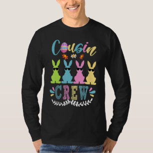 Cousin Crew Squad Bunny Rabbit Easter Day Party Ma T-Shirt