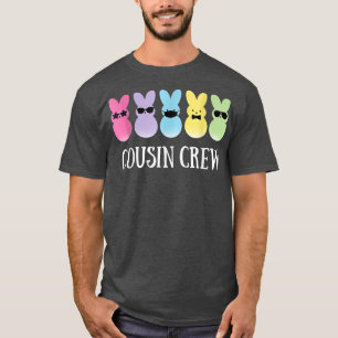Cousin Crew Squad Bunny Rabbit Easter Day Party T-Shirt