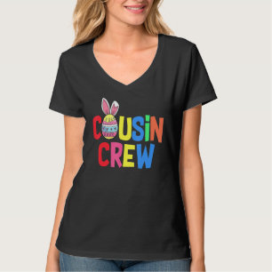 Cousin Crew  Squad Easter Day Cute Bunny Kids Todd T-Shirt