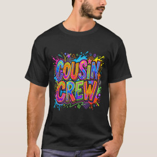 Cousin Crew Squad Family Matching Boys Girls Kids T-Shirt