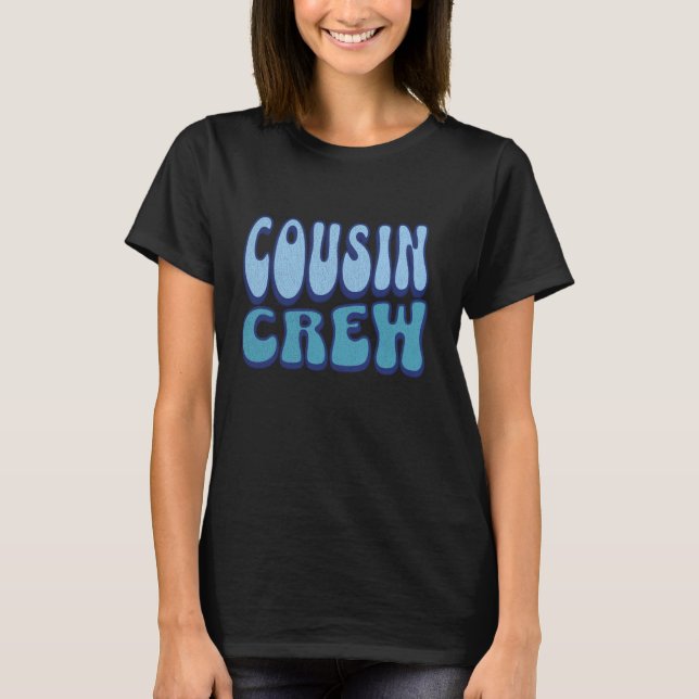 Cousin Crew Summer Vacation Funny Cute Family T-Shirt (Front)