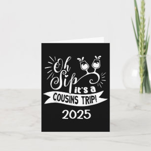 Cousin Crew Trip 2025 Summer Family Reunion Weeken Card